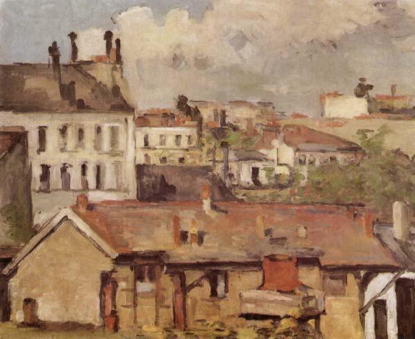 Paul Cezanne Roofs France oil painting art